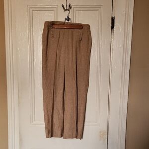 Larry Levine Tan Chinos Relaxed Fit